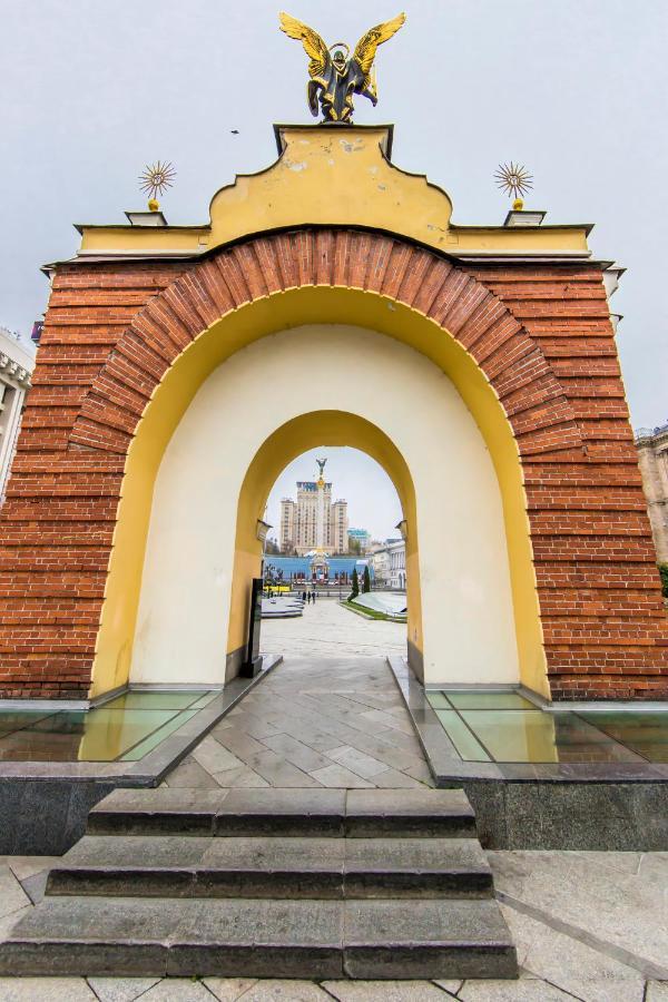 Дружелюбная квартира на Майдане Незалежности Киев Экстерьер фото